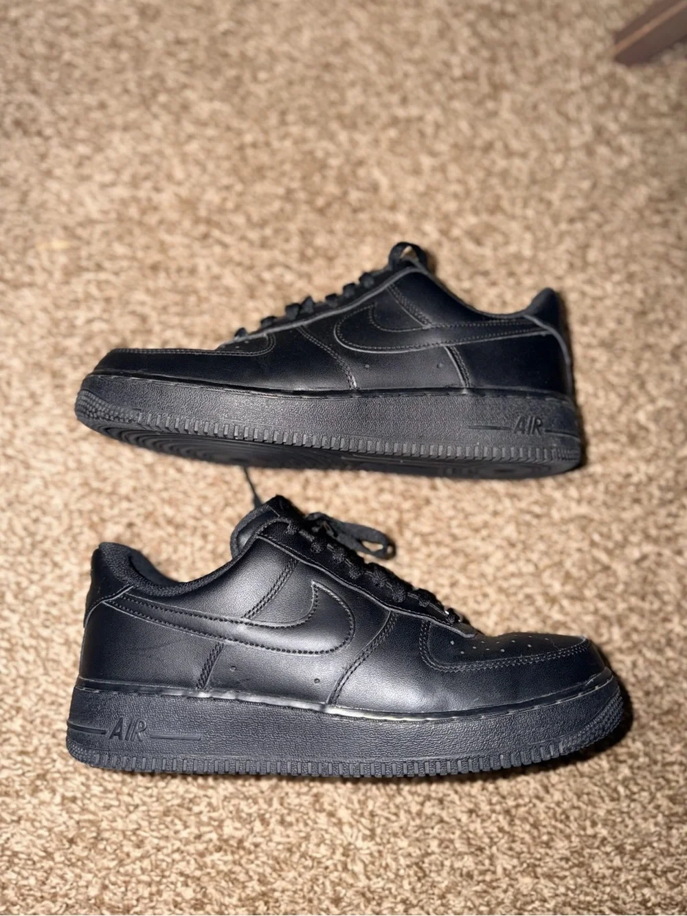 Nike Air Force 1 Low Men's Sneakers in Black 9.5